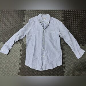 Men’s Sear Sucker Croft & Barrow Dress Shirt Size 15 1/2 32-33